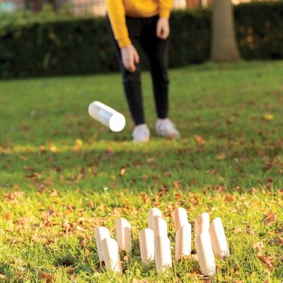 Juego bolos de madera